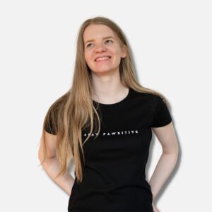 T-Shirt "Stay Pawsitive"