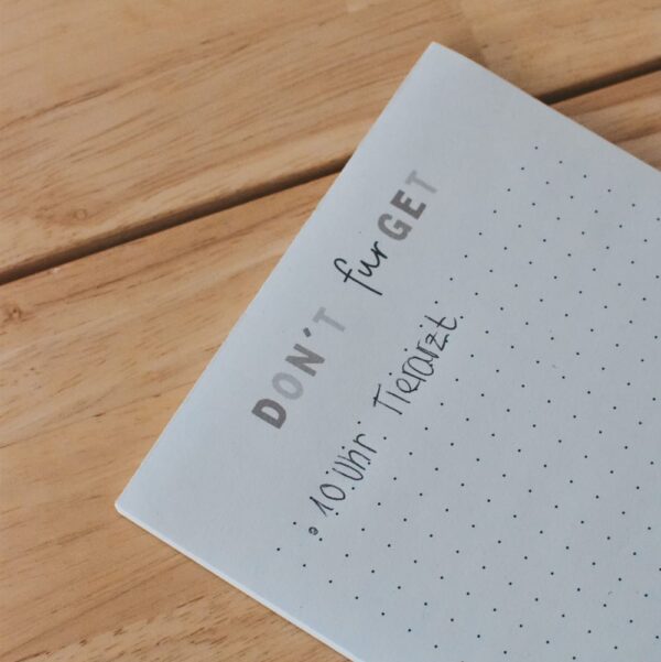 Notizblock "Don´t furget" – Bild 2