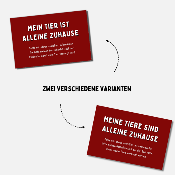 Notfallkarte für Haustier-/ Hundebesitzer – Bild 3