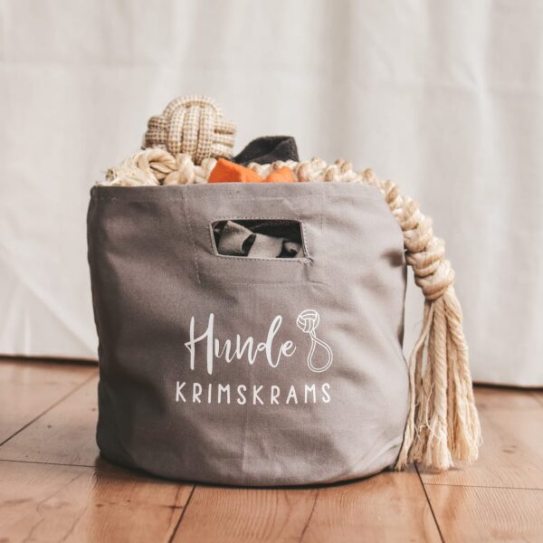 Aufbewahrungskorb "Hunde-Krimskrams" (Groß) – Bild 3