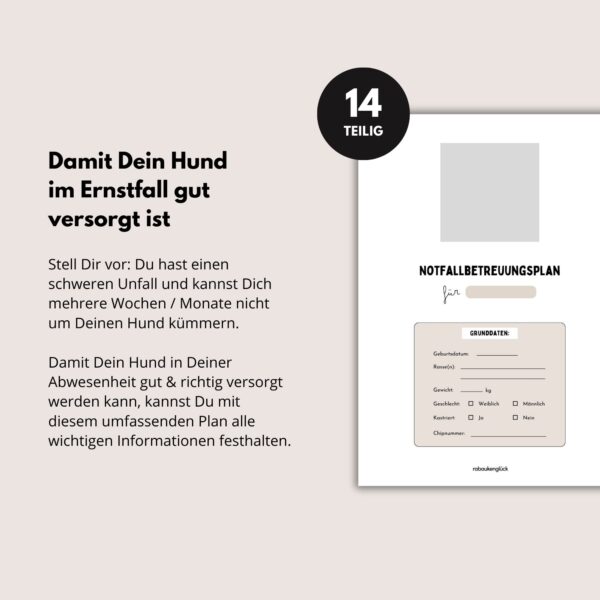 Notfallbetreuungsplan für Hunde (digital) – Bild 2