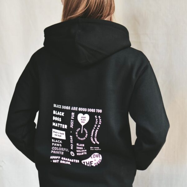 Hoodie "Black dogs matter" – Bild 2