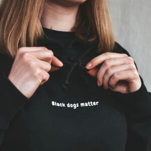 Hoodie "Black dogs matter"