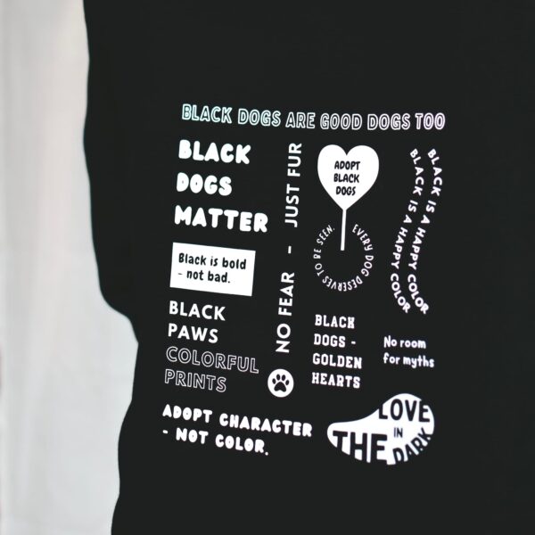 Hoodie "Black dogs matter" – Bild 3