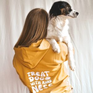 Hoodie "Treat dogs with kindness"
